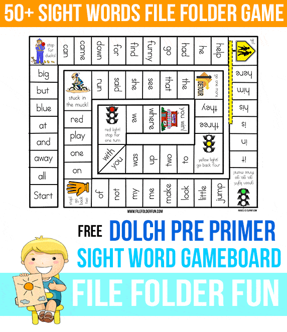 Sight  printables Game word free sight Word