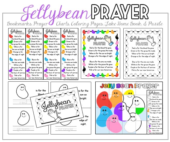 Jelly Bean Prayer Printables