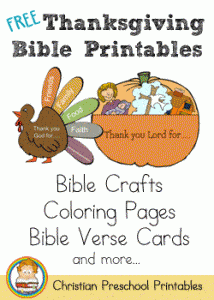 Bible activities on thanksgiving