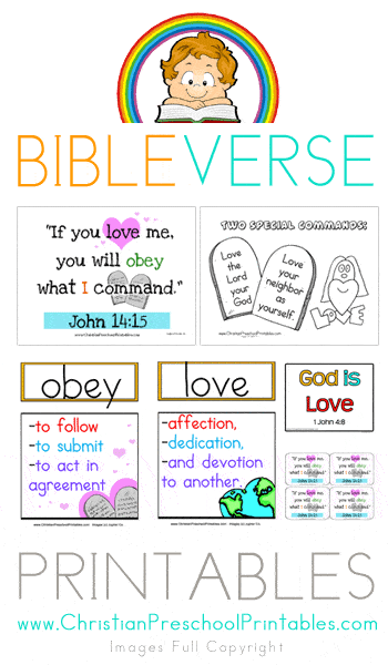 Bible Verse Printables - The Crafty Classroom