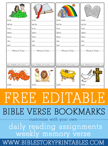 BibleVerseBookmarks