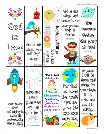 bible verse bookmarks for kids the crafty classroom