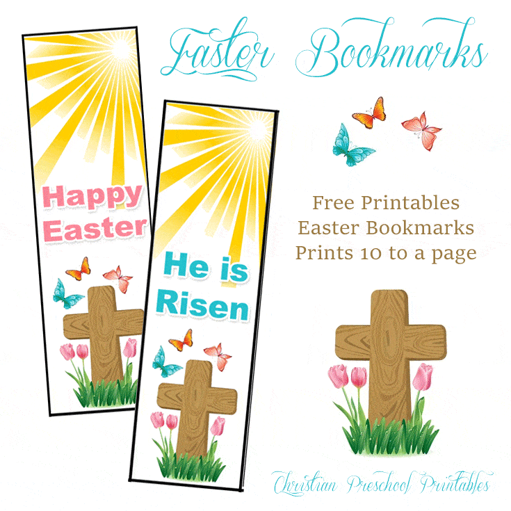  Free Christian Easter Bookmarks Printables Printable Templates