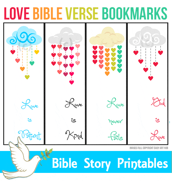 love bible verse bookmarks the crafty classroom