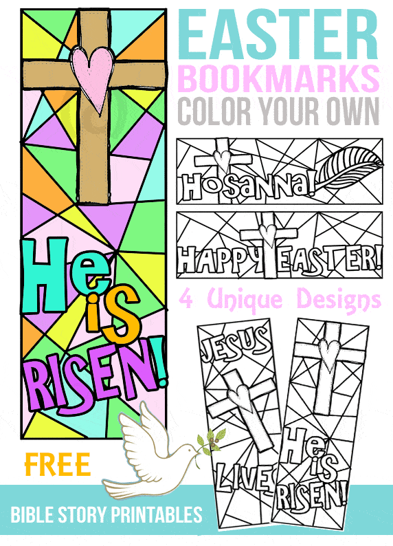Easter Coloring Pages Bookmarks
