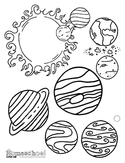 solar system coloring pages  the crafty classroom