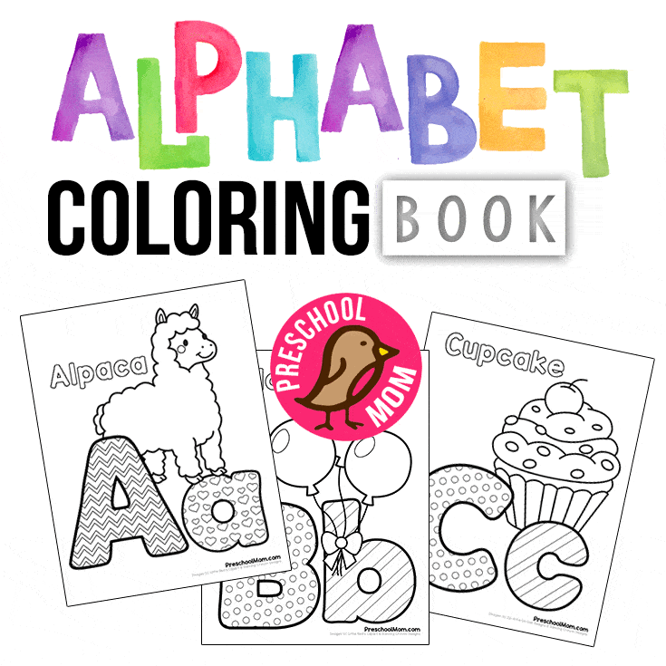 Free Alphabet Coloring Book - The Crafty Classroom