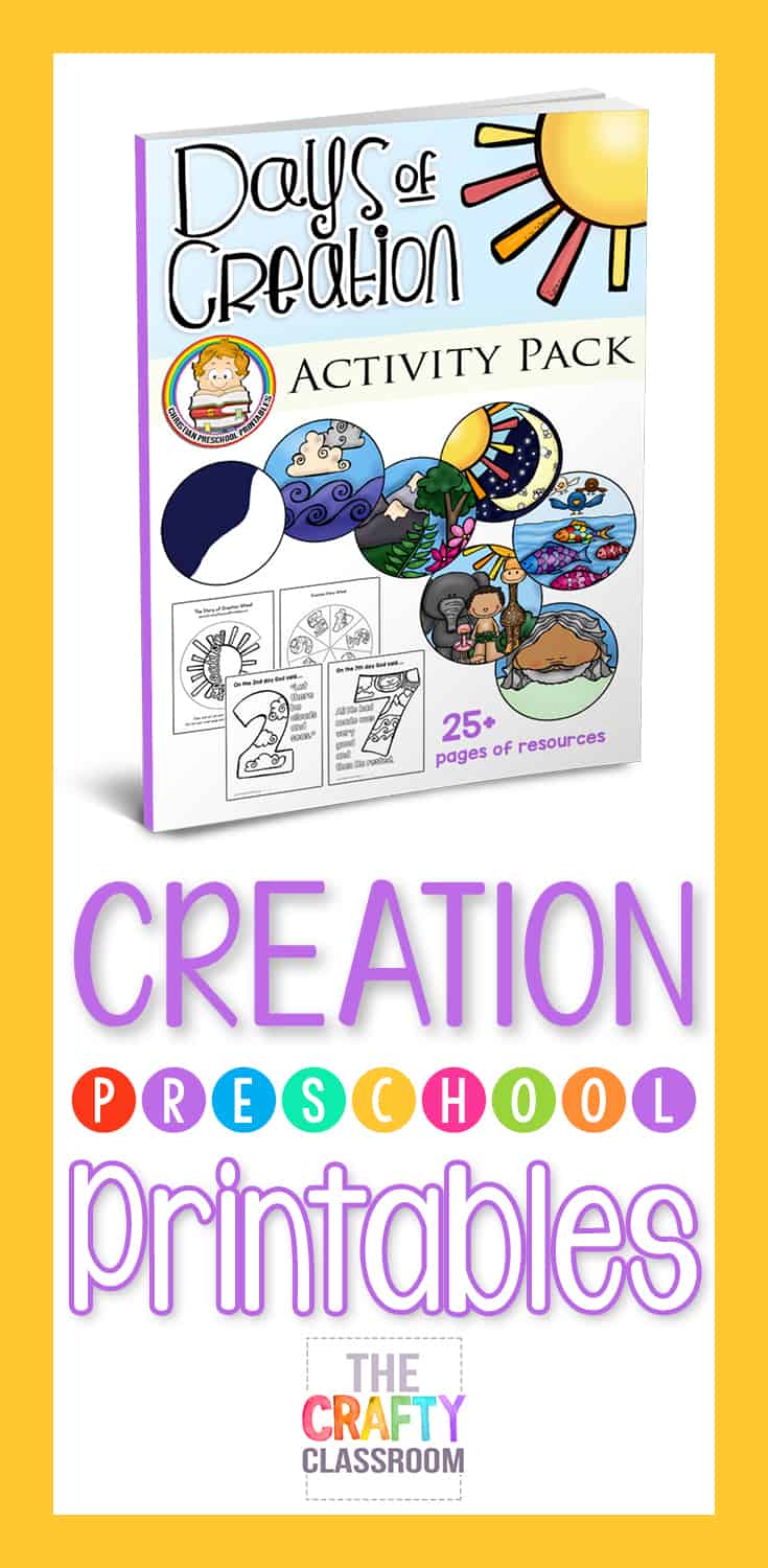 creation preschool printables the crafty classroom