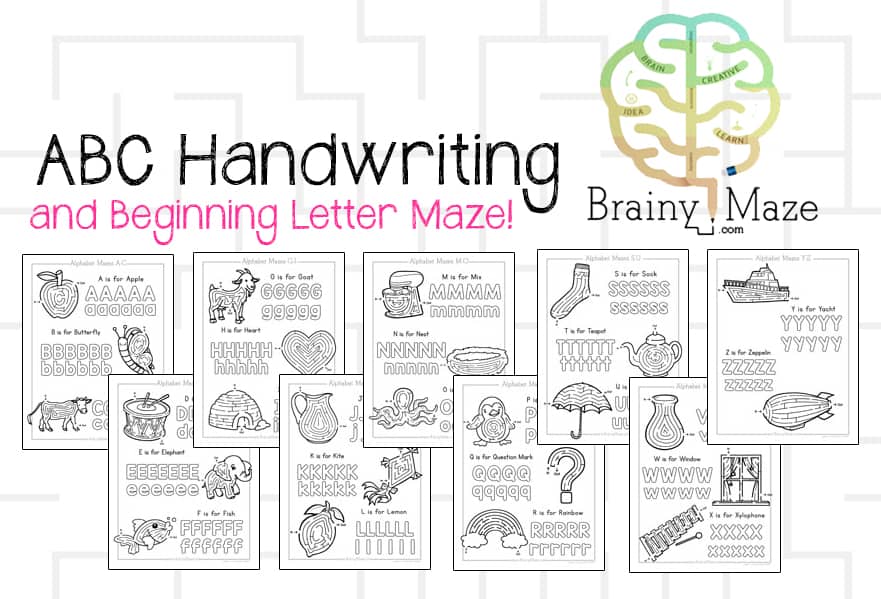 ABCHandwritingMaze