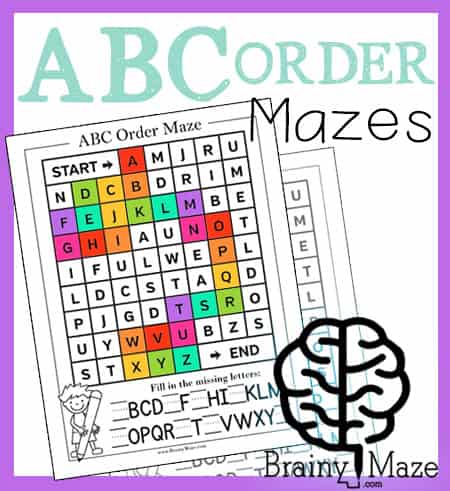 alphabet order worksheets