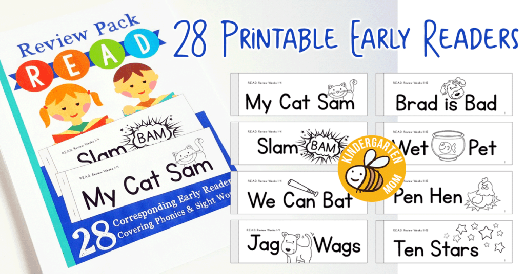 Printable Early Readers for Kindergarten The Crafty Classroom