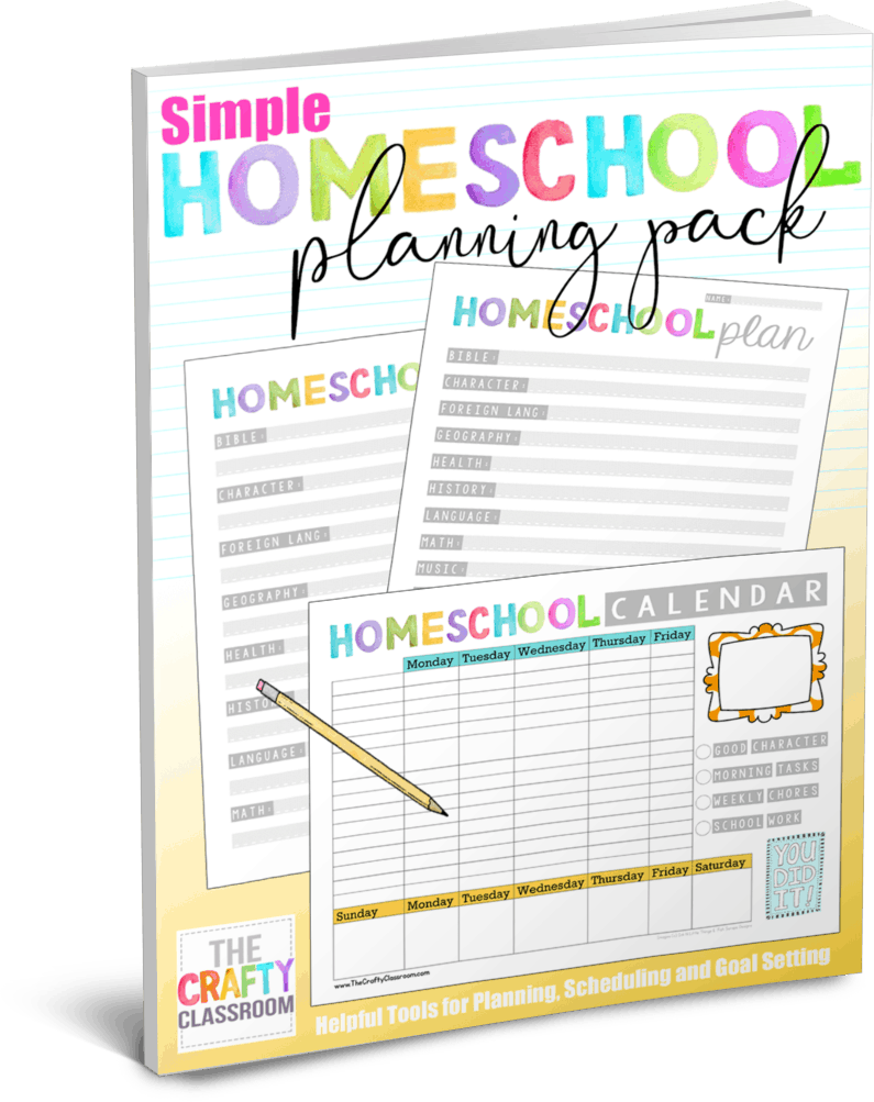 Free Simple Homeschool Planning Pack