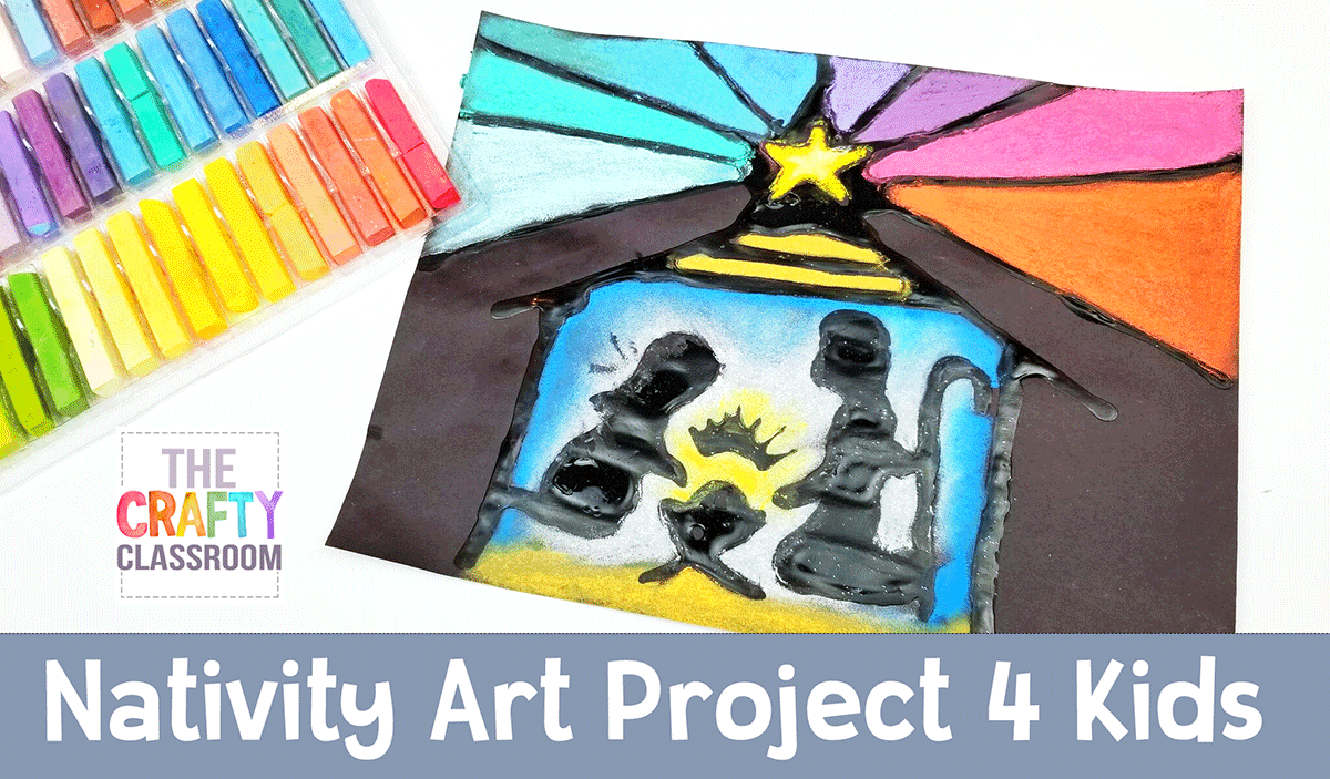 Nativity Art Project for Kids The Crafty Classroom