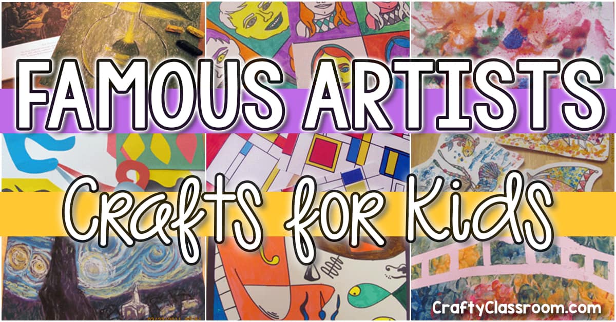 30 Artist Inspired Art Projects For Kids – The Pinterested Parent