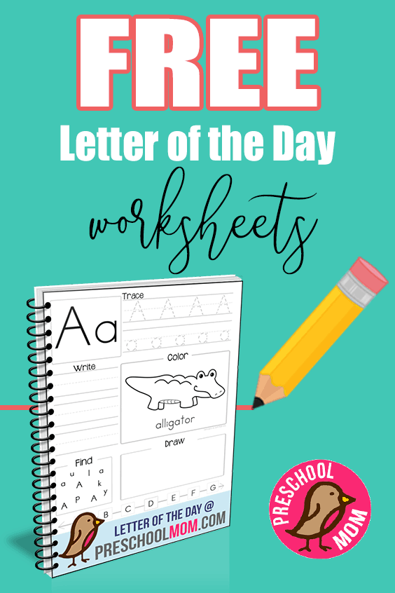 Letter Of The Day Printable