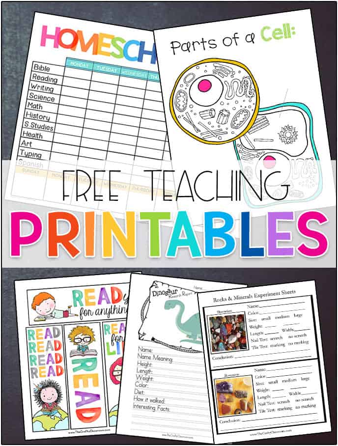 Free Homeschool Printables - Templates Printable Download