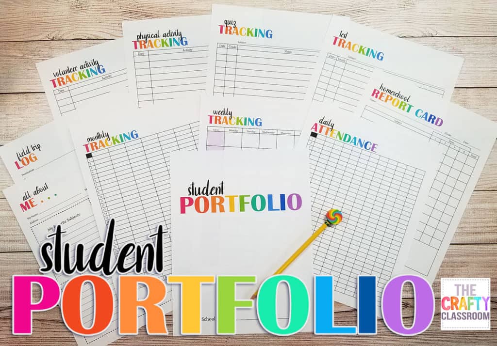 Student Portfolio Template Free Download