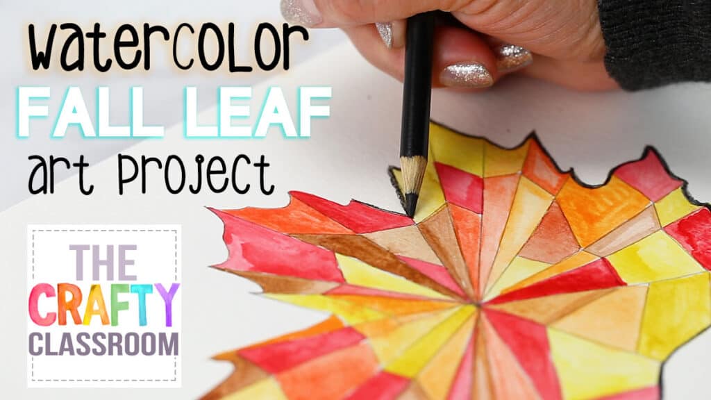 Watercolor Fall Leaf Art